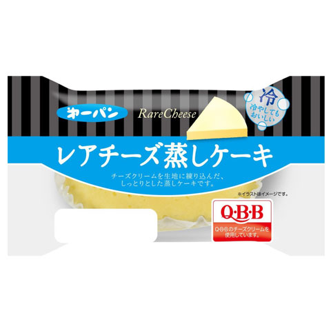 Ｑ・Ｂ・Ｂコラボシリーズ：レアチーズ蒸しケーキ