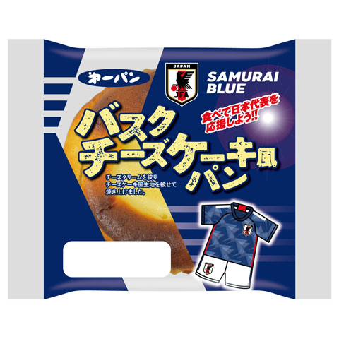 サッカー日本代表オフィシャルライセンスパンシリーズ：（JFA）バスクチーズケーキ風パン