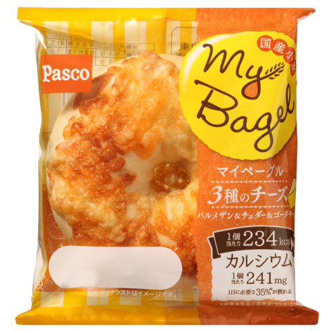 「My Bagel　3種のチーズ」（新商品）