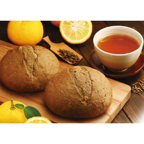 『レンジでふわっと香る』シリーズ　ほうじ茶＆柚子のパン