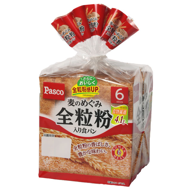 麦のめぐみ 全粒粉入り食パン
