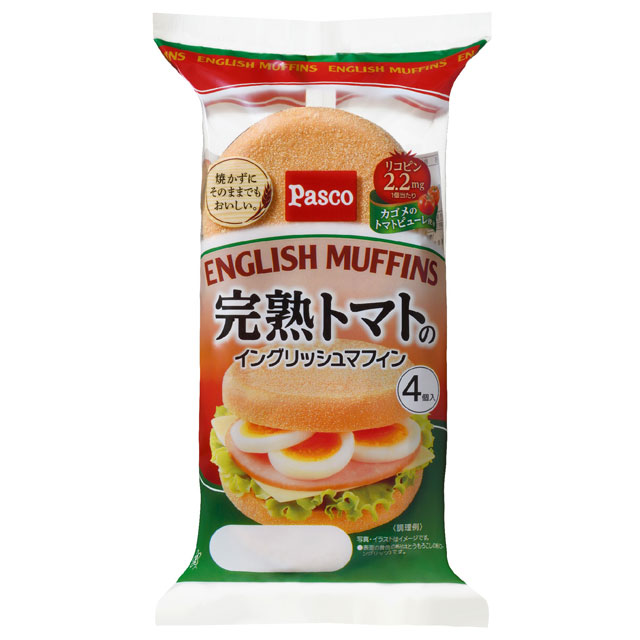 完熟トマトのイングリッシュマフィン 4個入