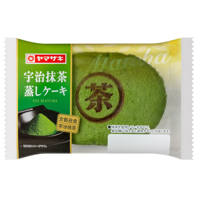 宇治抹茶蒸しケーキへ 宇治抹茶蒸しケーキ